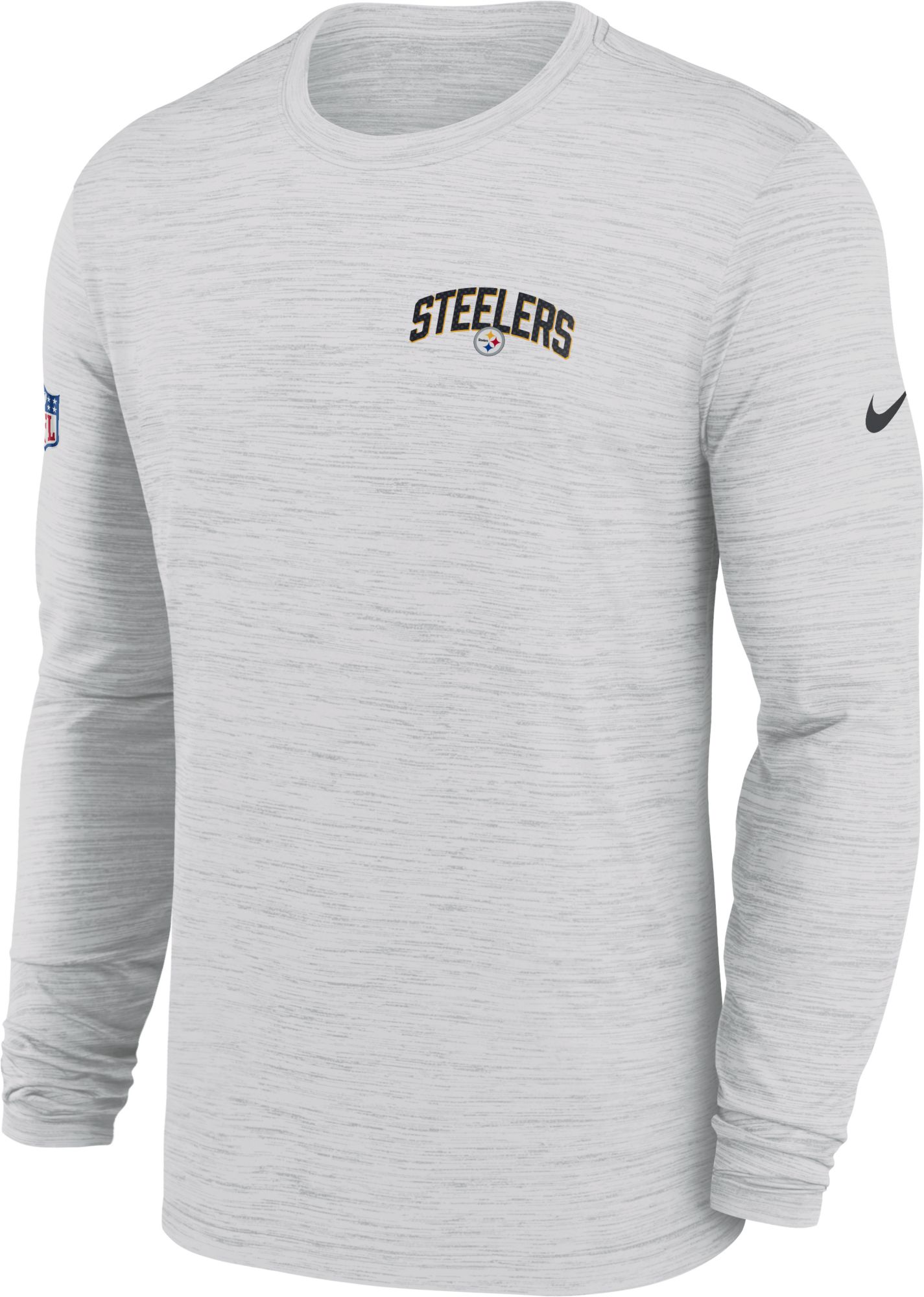 Dick's Sporting Goods Nike Men's Pittsburgh Steelers Sideline Legend  Velocity White T-Shirt