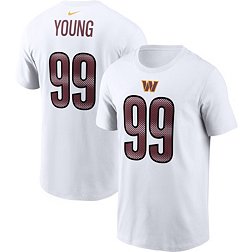 Nike Men's Washington Commanders Chase Young #99 White T-Shirt