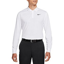 Nike Men's Dri FIT Victory Solid Long Sleeve Golf Polo
