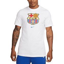 Nike FC Barcelona 2023 White Crest T-Shirt