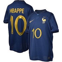 Nike France 2022 Kylian Mbappe #10 Home Replica Jersey