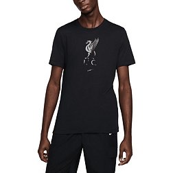 Nike Liverpool FC 2023 Crest Black T-Shirt