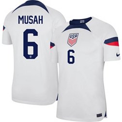 Nike USMNT '22 Yunus Musah #6 Home Replica Jersey