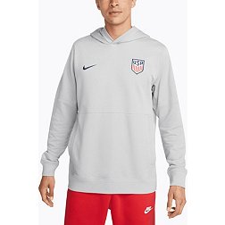 Nike USMNT '22 Grey Tavel Pullover Hoodie