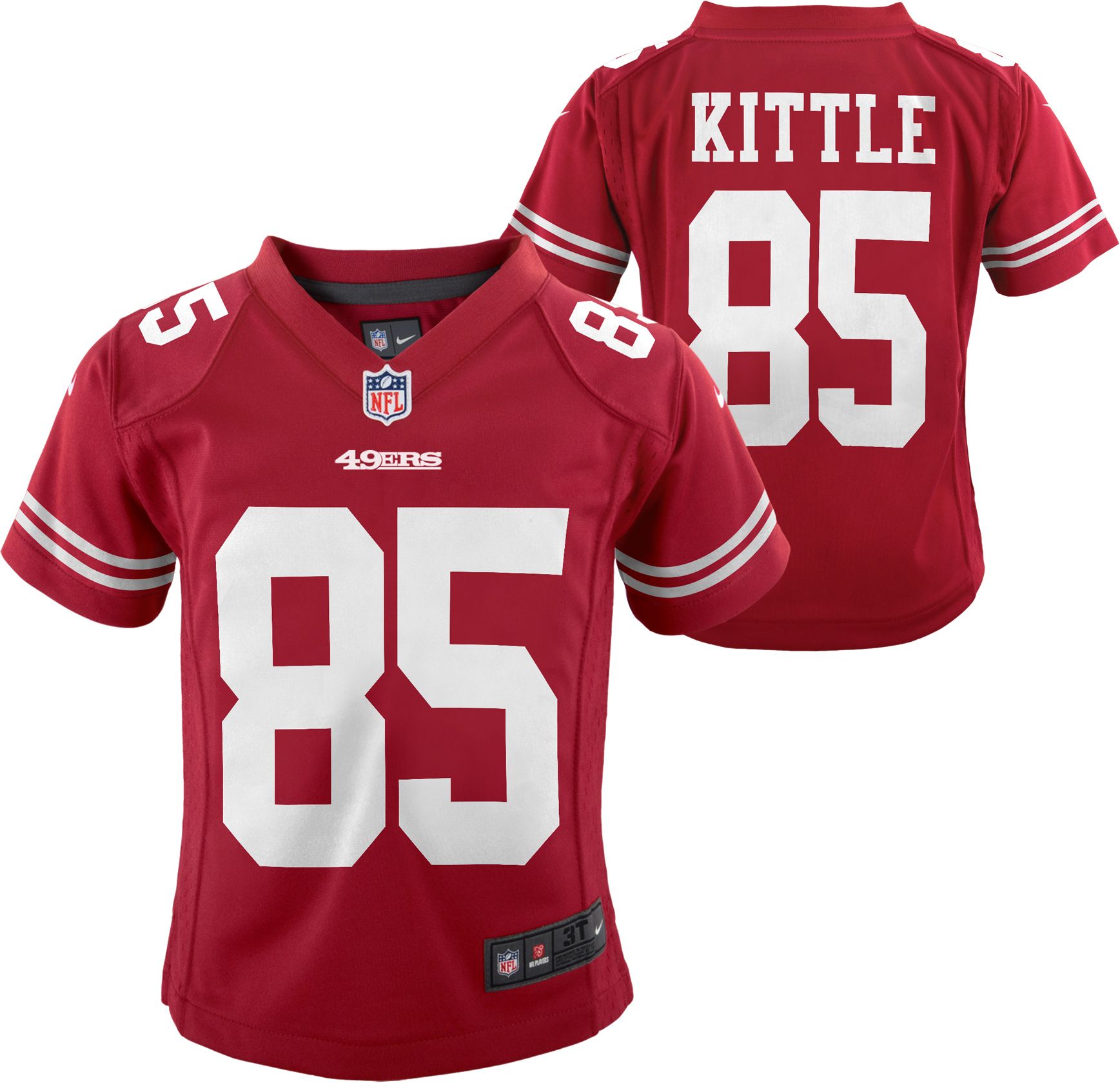 Nike Toddler's San Francisco 49ers George Kittle #85 Red Game Jersey