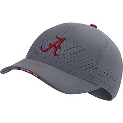 Nike Men's Alabama Crimson Tide Grey AeroBill Swoosh Flex Classic99 Football Sideline Hat