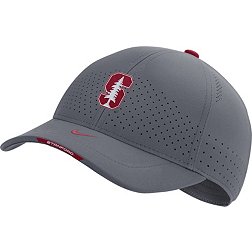 Nike Men's Stanford Cardinal Grey AeroBill Swoosh Flex Classic99 Football Sideline Hat