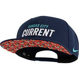 Nike Kansas City Current 2023 AOP Navy Snapback Adjustable Hat