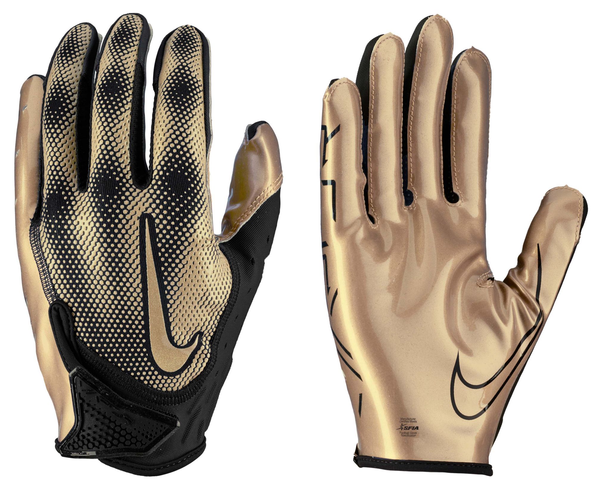 Nike Adult Vapor Jet Metallic 7.0 Football Gloves