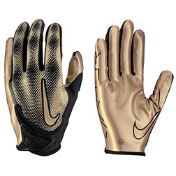 Nike Vapor Jet 5 Men's Football Gloves Medium Olive/Metallic Gold