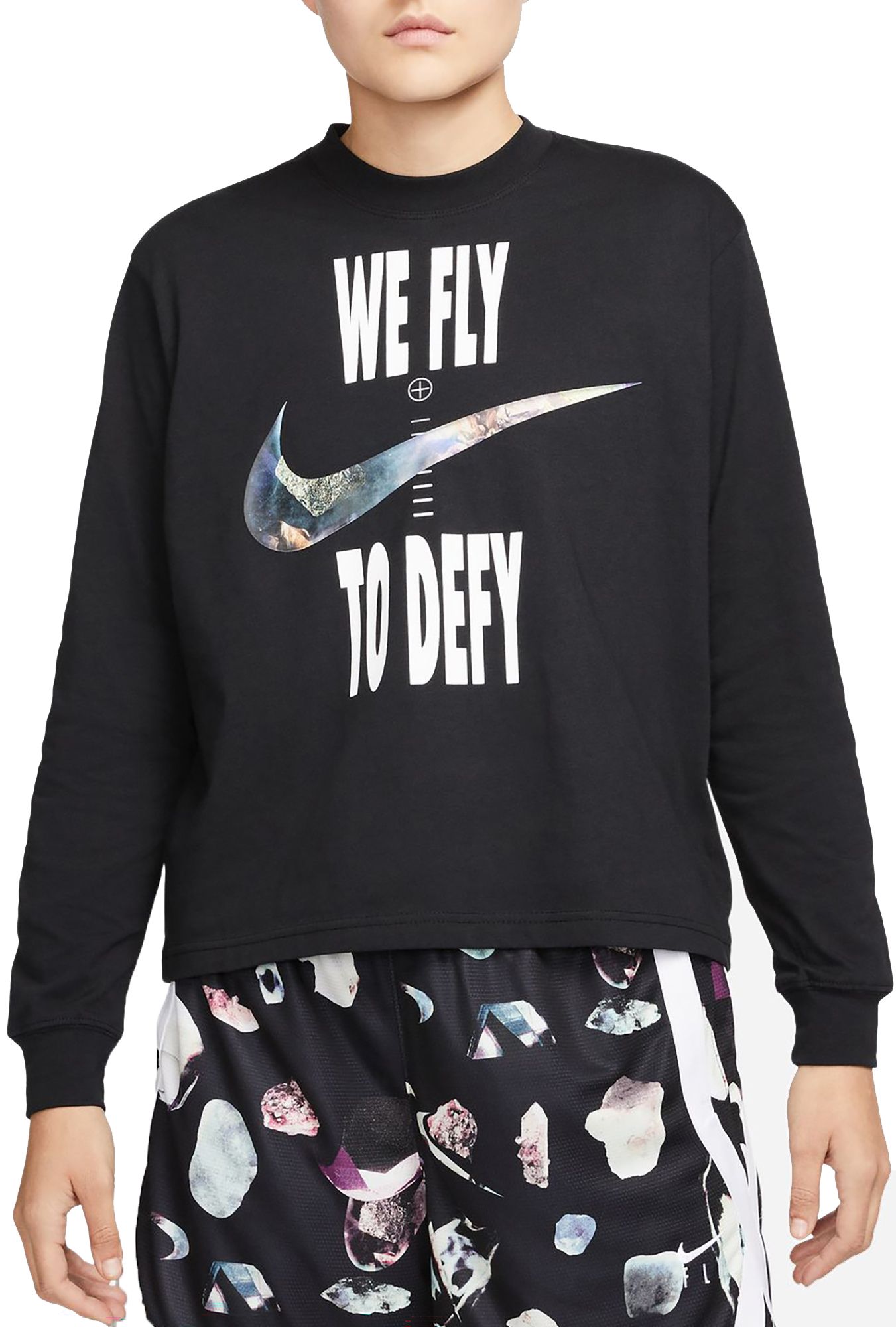Nike Women's Dri-FIT Swoosh Fly Boxy Sweatshirt