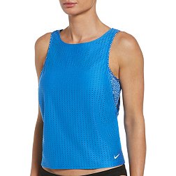 Nike Women's Water Dots Convertible Layered Tankini Top