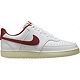 White/Dark Red