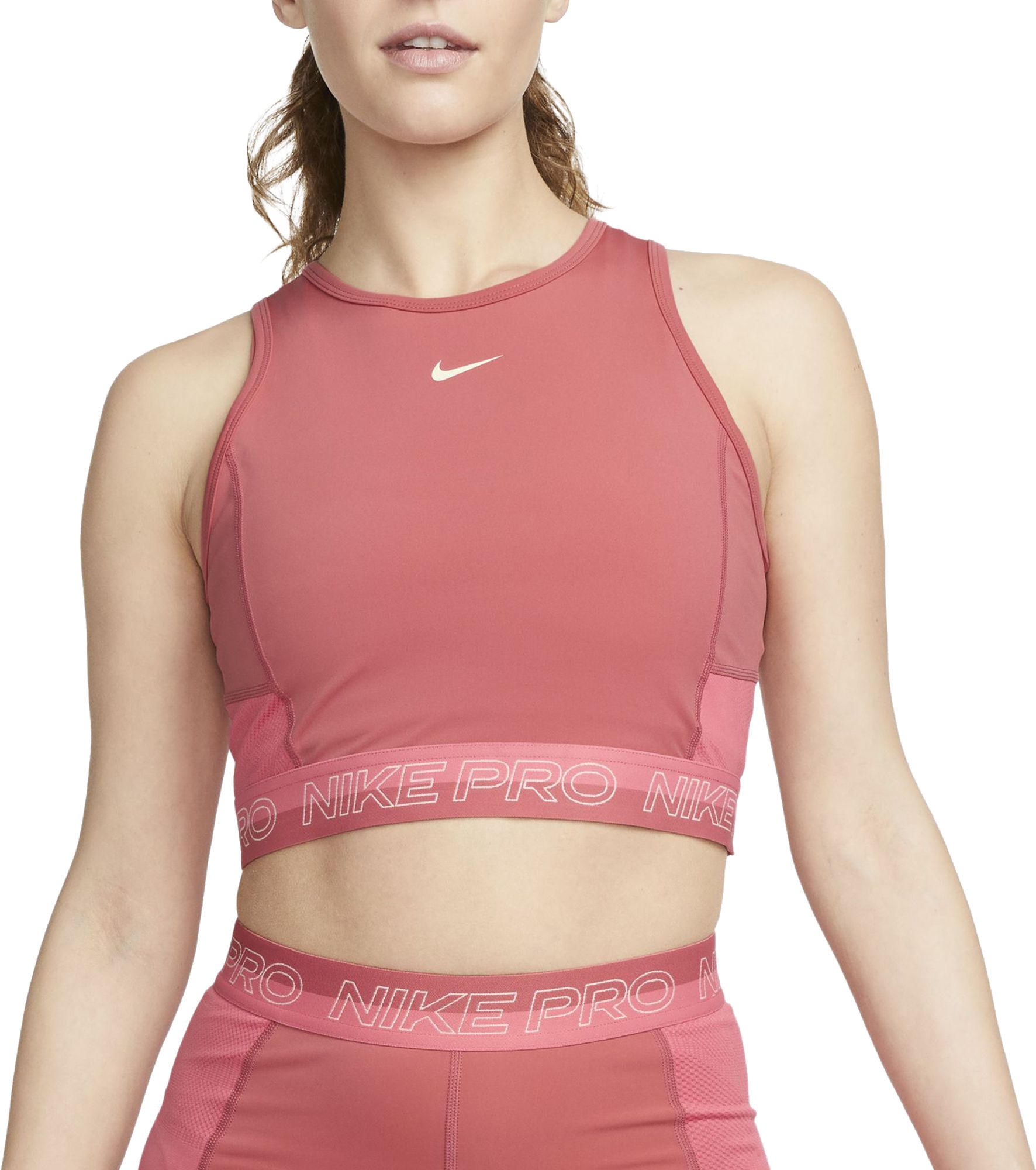 Nike Women's Pro Dri-FIT Femme Cropped Tank Top