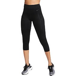 Nike Women's Go Firm-Support High-Waisted Cropped Pocketed Leggings