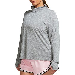 Nike Women's Element Long Sleeve 1/2 Zip Shirt (Plus Size)