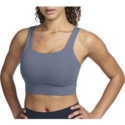 Womens High Impact Removable Pads Sports Bra Underwire Full Coverage  Support Workout Running Bra Blue Slate 34E