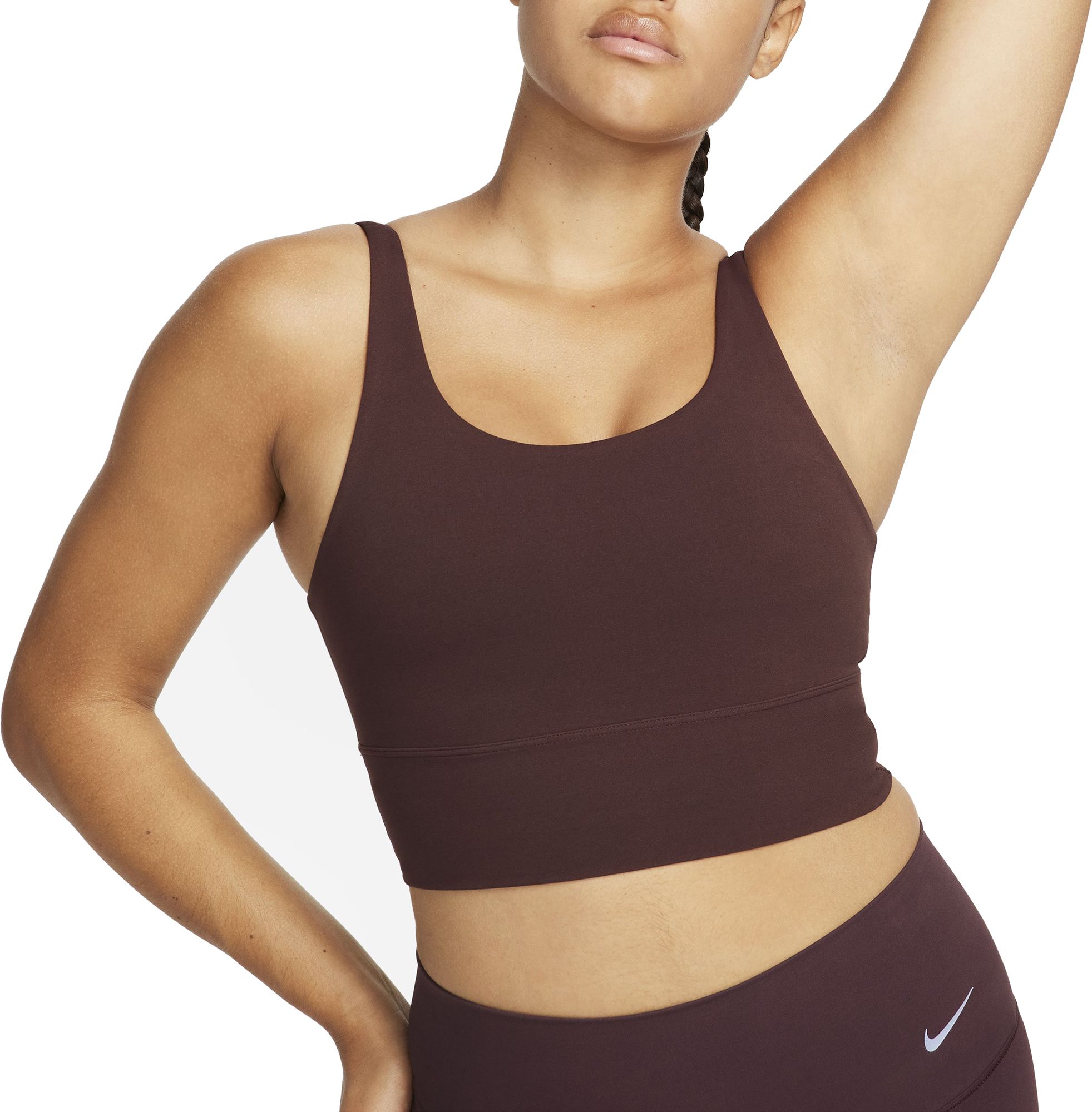 Nike Women's Dri-FIT Alate Solo Light Support Non-Padded Longline Sports Bra