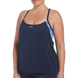 Nike Women's Plus Size V-Neck Tankini Top