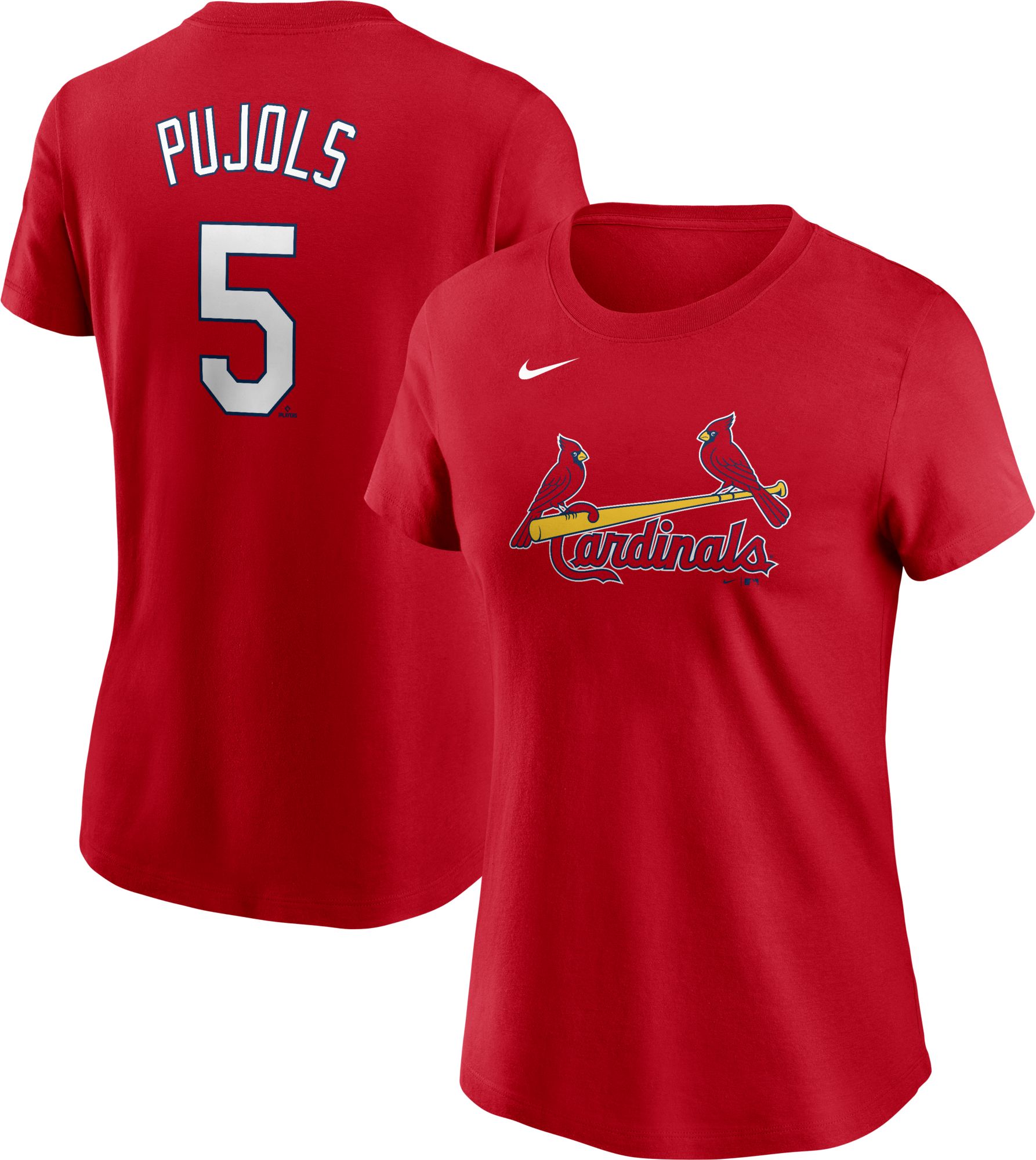 Nike / Women's St. Louis Cardinals Albert Pujols #5 Red T-Shirt