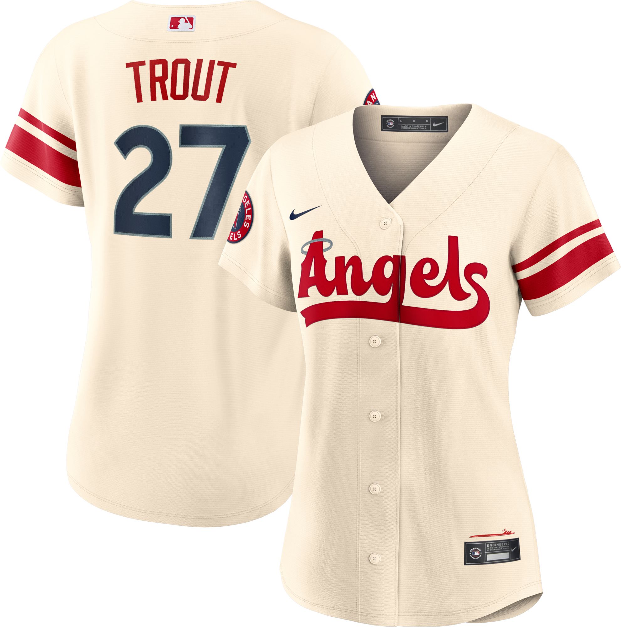 Nike / Women's Los Angeles Angels Mike Trout #27 2022 City