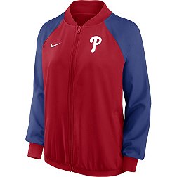 Nike Women's Philadelphia Phillies Red Authentic Collection Full-Zip Team Jacket