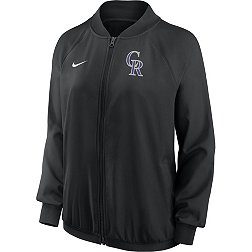 Nike Women's Colorado Rockies Black Authentic Collection Full-Zip Team Jacket