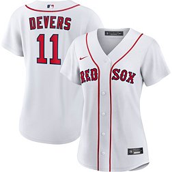 Nike Women's Boston Red Sox Rafael Devers #11 White Cool Base Jersey