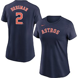 Nike Men's Houston Astros Alex Bregman #2 Navy T-Shirt