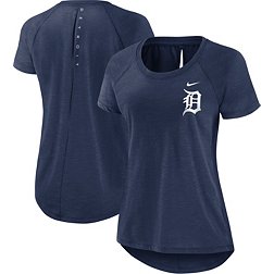 Detroit Tigers Shirt Women Extra Large Blue Orange MLB Baseball Ladies A46 *