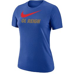 Nike Women's OL Reign FC Swoosh Dri-FIT Royal T-Shirt