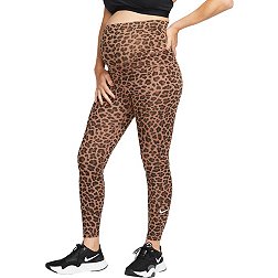 Nike Women's Dri-FIT One High-Waisted Leopard Print Maternity Leggings