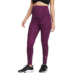 Nike Women's Dri-FIT One High-Waisted Leopard Print Maternity Leggings