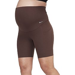 Nike Women's Zenvy Maternity Gentle-Support High-Waisted 8" Biker Shorts