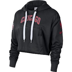 Nike Women's 2022-23 City Edition Chicago Bulls Black Courtside Pullover Hoodie