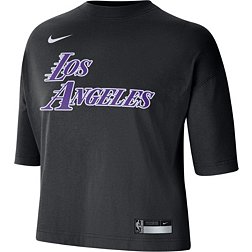 Nike Women's 2022-23 City Edition Los Angeles Lakers Black Boxy T-Shirt
