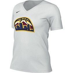 Nike Women's 2022-23 City Edition Denver Nuggets Grey V-Neck T-Shirt
