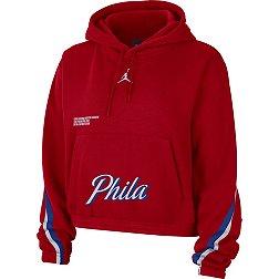 Nike Men's Philadelphia 76ers Red Courtside Max 90 T-Shirt, Small