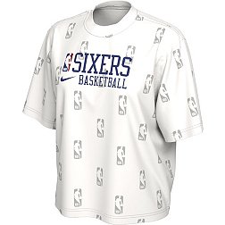 Dick's Sporting Goods Nike Women's Philadelphia 76ers White Courtside  Cotton T-Shirt