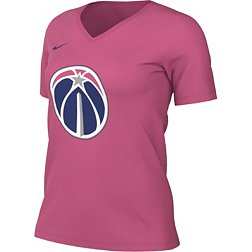 Nike Women's 2022-23 City Edition Washington Wizards Pink V-Neck T-Shirt