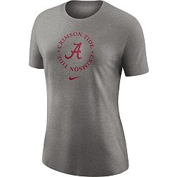 Nike Women's Alabama Crimson Tide Grey Dri-FIT Cotton Crew T-Shirt