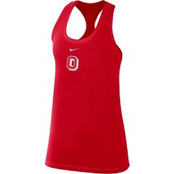 Nike Women's Ohio State Buckeyes Scarlet Varsity Stack Logo Tank Top