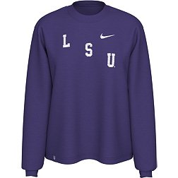 Nike Women's LSU Tigers Purple Varsity Boxy Long Sleeve T-Shirt