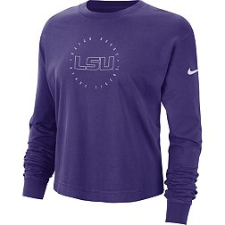 Nike Women's LSU Tigers Purple Boxy Dust Long Sleeve T-Shirt