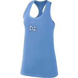Nike Women's North Carolina Tar Heels Carolina Blue Varsity Stack Logo Tank Top