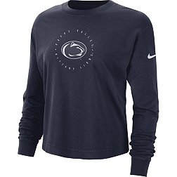 Nike Women's Penn State Nittany Lions Blue Boxy Dust Long Sleeve T-Shirt