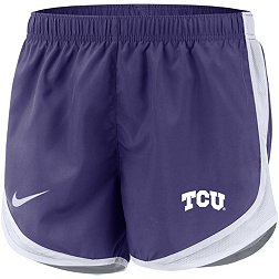 Nike Women's TCU Horned Frogs Purple Dri-FIT Tempo Shorts
