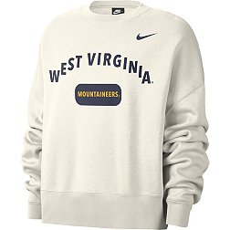 Nike Women's West Virginia Mountaineers Crew Neck White Sweatshirt