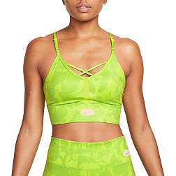 Nike Women's Indy Icon Clash Light-Support Padded Printed Sports Bra