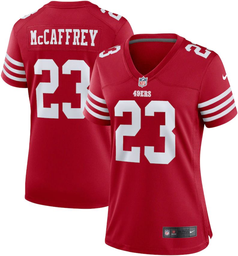 Nike Women's San Francisco 49ers Christian McCaffrey #23 Red Game Jersey